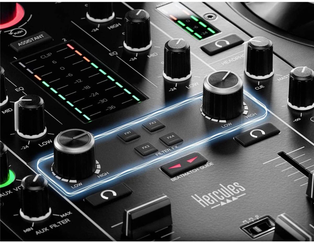 DJ контроллер Hercules DJ Control Inpulse 500, MIDI контроллер, Микшер - фото5