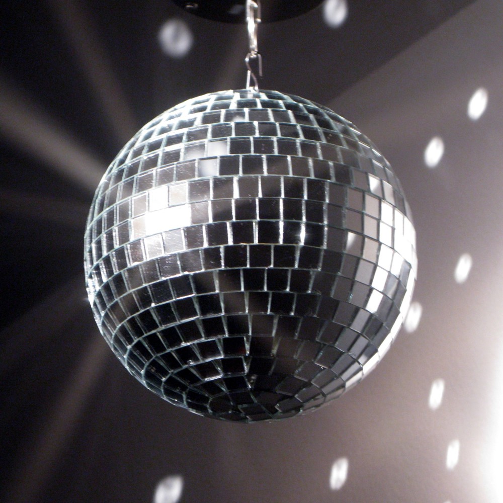 Зеркальный диско-шар, с подсветкой - фото